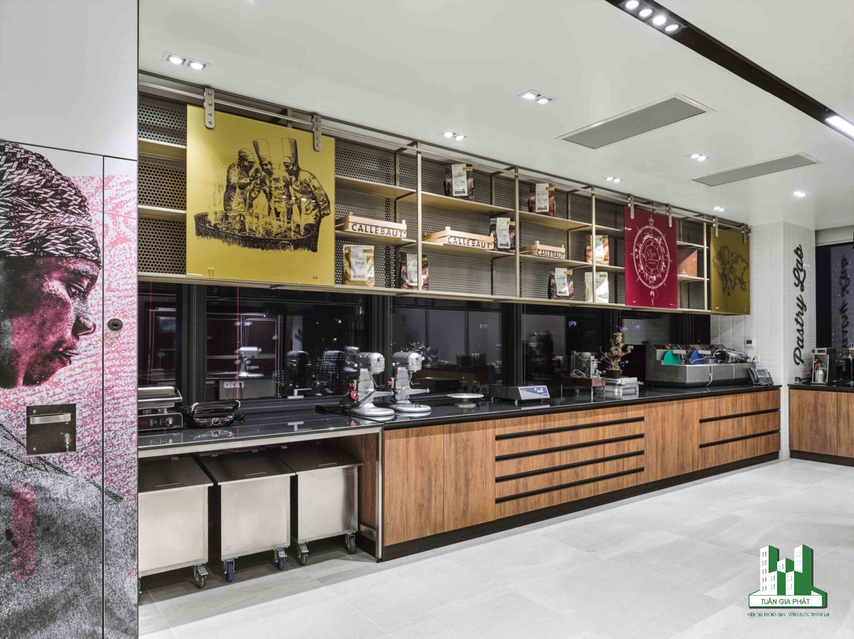 mẫu thiết kế văn phòng làm việc của thương hiệu sô cô la Barry Callebaut